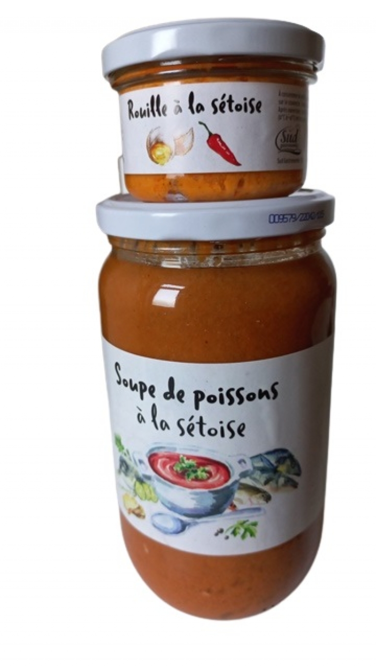 SOUPE DE POISSONS A LA SETOISE ET SA ROUILLE