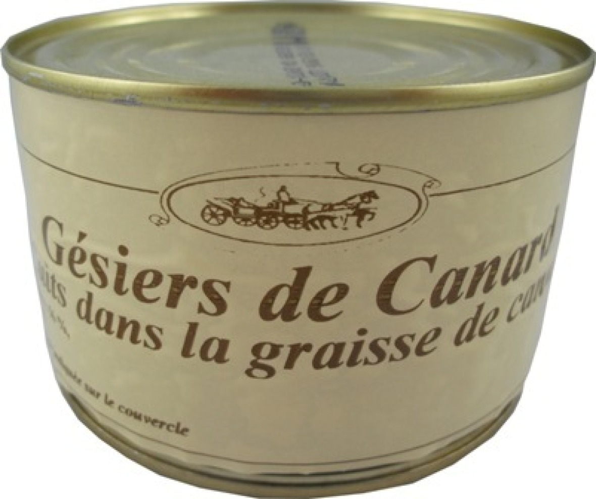 Foie gras et Produits festifs Gésiers de Canard confits ACHATS GRPOUPES CE