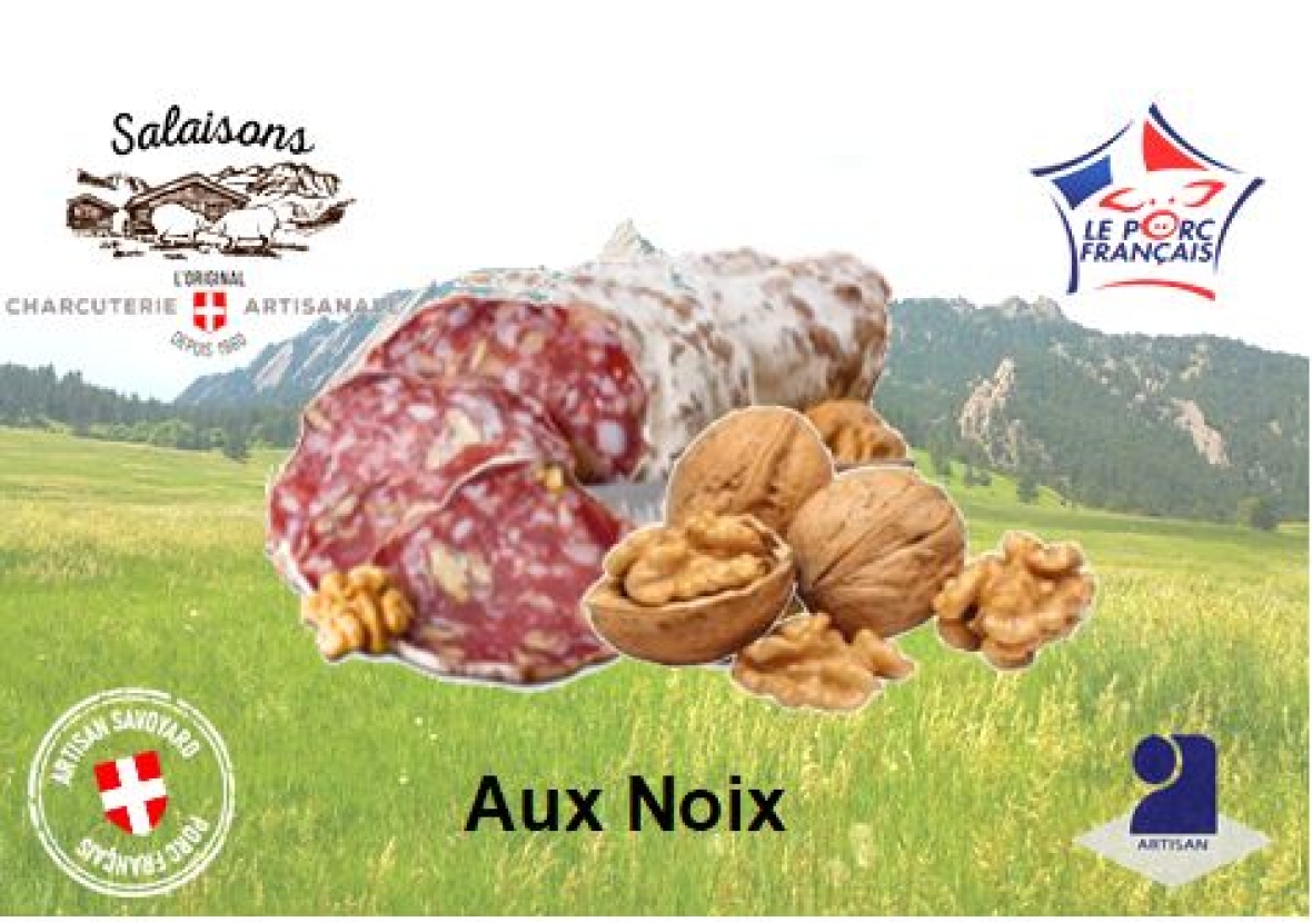 Salaisons Artisanales de Montagne Saucisson aux Noix ACHATS GRPOUPES CE