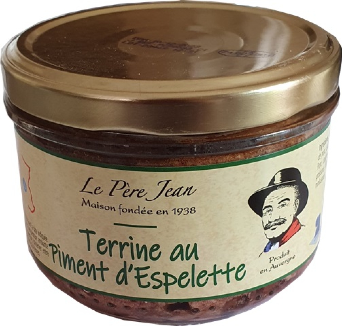 Terrines Artisanales du Cantal Terrine au piment d'Espelette ACHATS GRPOUPES CE